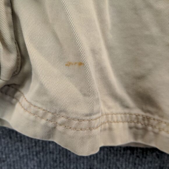 Aeropostale Mens Cargo Shorts Tan Size 33 Belt Loops Pockets Cotton - Picture 10 of 12